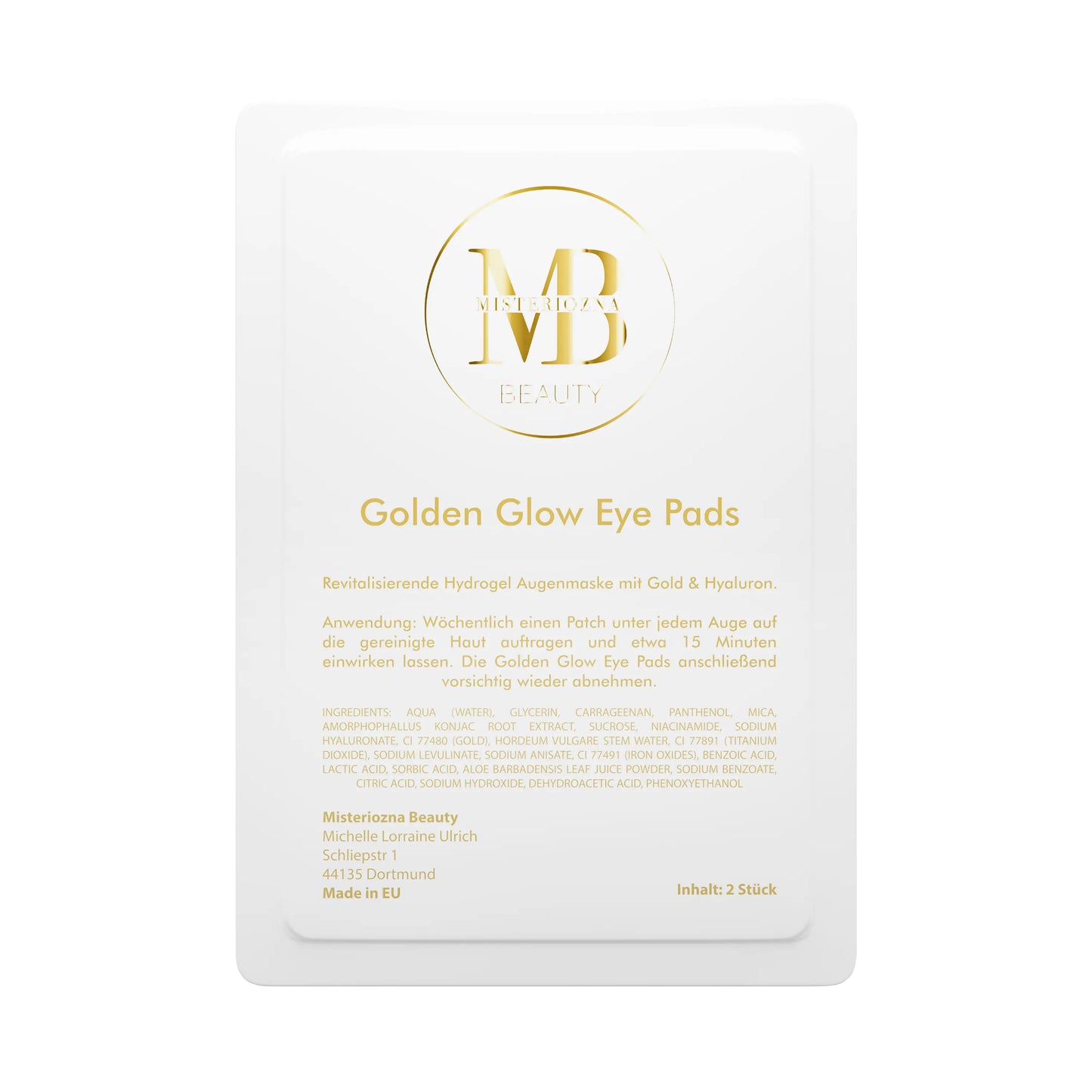 Golden Glow Eye Pads